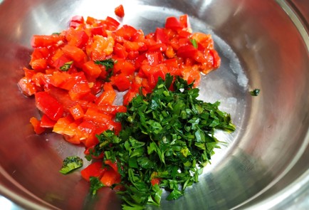 Фото шага рецепта Рулетики из ветчины 189199 шаг 5  