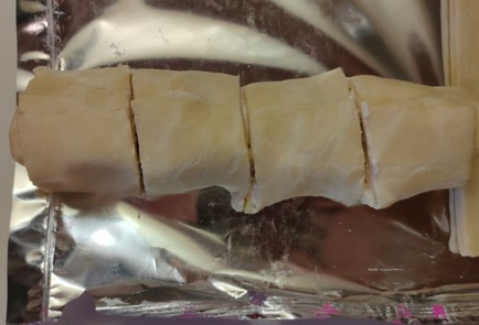 Фото шага рецепта Рулетики с яблоком и творогом 186913 шаг 13