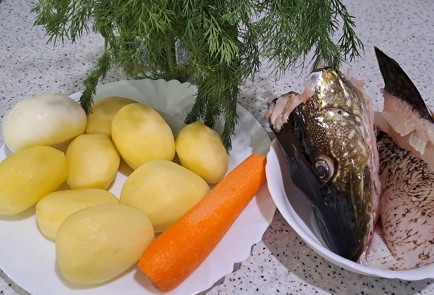 Фото шага рецепта Рыбный суп с фрикадельками 189516 шаг 1