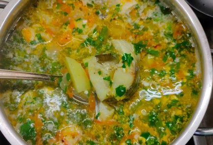 Фото шага рецепта Рыбный суп 175460 шаг 17  