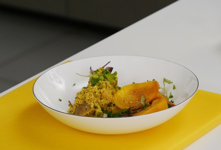 Фото шага рецепта Сациви с курагой и хурмой 91561 шаг 7