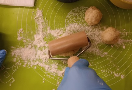 Фото шага рецепта Сахарное печенье с яблочным кремом 190974 шаг 10