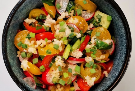 Фото шага рецепта Салат Черноморский 173333 шаг 10