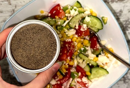 Фото шага рецепта Салат из цветной капусты с овощами и авокадо 175253 шаг 10  