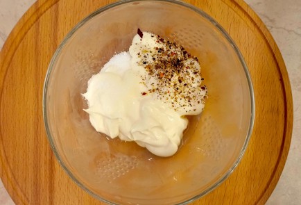 Фото шага рецепта Салат из цветной капусты с шампиньонами и фасолью 187001 шаг 10  