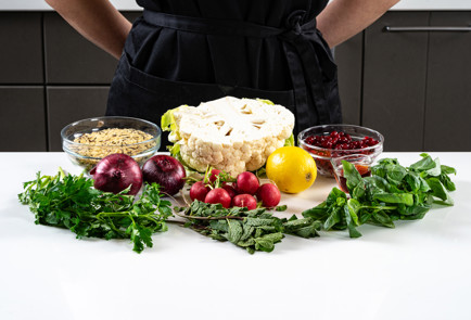 Фото шага рецепта Салат из дикого риса с цветной капустой 191187 шаг 1  