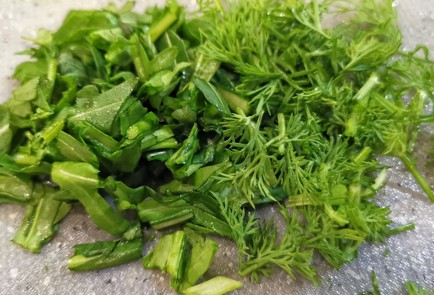 Фото шага рецепта Салат из маринованной бамии 173585 шаг 7  