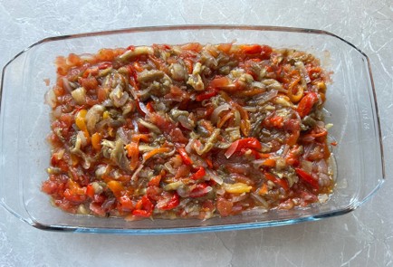 Фото шага рецепта Салат из печеных овощей 189754 шаг 9  