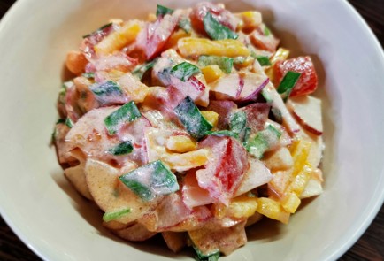 Фото шага рецепта Салат из помидоров и перца 189468 шаг 11