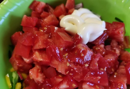 Фото шага рецепта Салат из помидоров и перца 189468 шаг 8