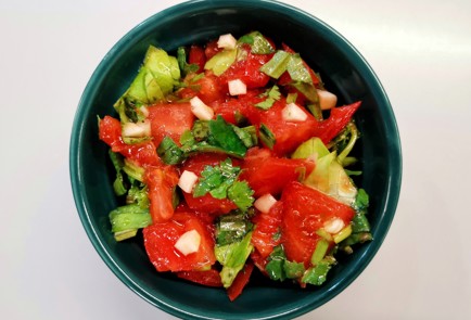 Фото шага рецепта Салат из помидоров 188876 шаг 10  