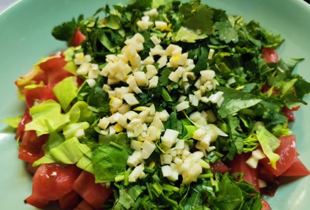 Фото шага рецепта Салат из помидоров 188876 шаг 9  