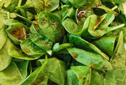 Фото шага рецепта Салат из шпината с кавказским сыром и вялеными помидорами 151373 шаг 8  