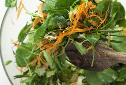 Фото шага рецепта Салат из шпината щавеля фризе иводорослей 36691 шаг 4  