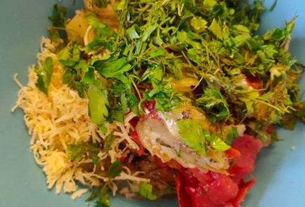 Фото шага рецепта Салат из запеченных овощей с сыром 187253 шаг 17  