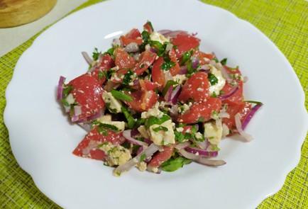 Фото шага рецепта Салат из запеченных перцев 189744 шаг 11  