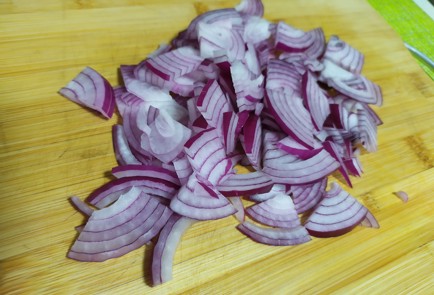 Фото шага рецепта Салат из запеченных перцев 189744 шаг 3  