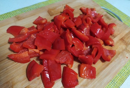 Фото шага рецепта Салат из запеченных перцев 189744 шаг 6  