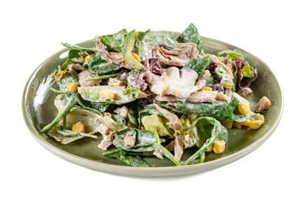 Фото шага рецепта Салат из запеченой курицы 191074 шаг 10  