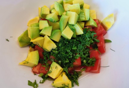 Фото шага рецепта Салат из жареных баклажанов 186787 шаг 11  