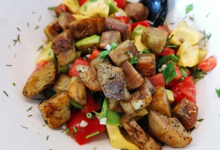 Фото шага рецепта Салат из жареных баклажанов 186787 шаг 13  