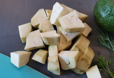 Фото шага рецепта Салат из жареных баклажанов 186787 шаг 3  