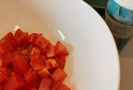 Фото шага рецепта Салат из жареных баклажанов 186787 шаг 8  