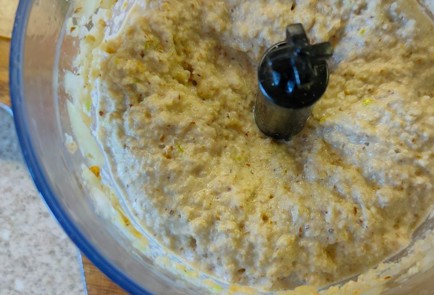 Фото шага рецепта Салат из жареных на сковороде баклажан с ореховым соусом 190122 шаг 15  