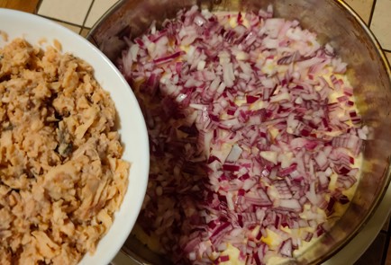 Фото шага рецепта Салат Мимоза 175276 шаг 16  