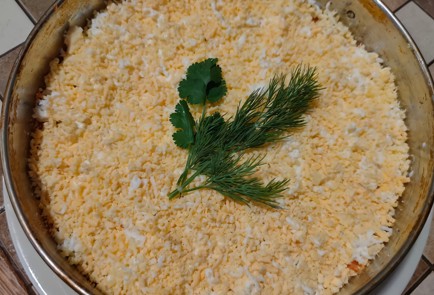 Фото шага рецепта Салат Мимоза 175276 шаг 21  