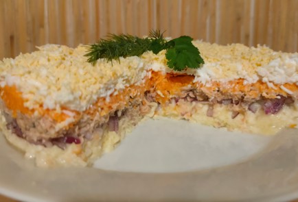 Фото шага рецепта Салат Мимоза 175276 шаг 22  