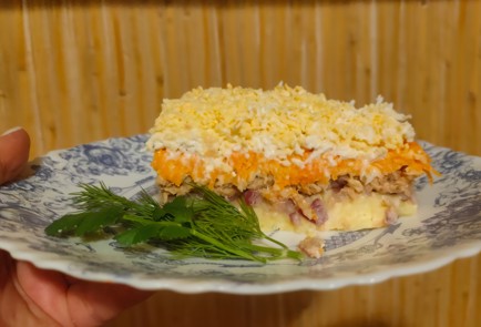 Фото шага рецепта Салат Мимоза 175276 шаг 23  