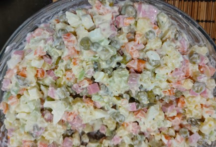 Фото шага рецепта Салат оливье побыстрому 175128 шаг 19  