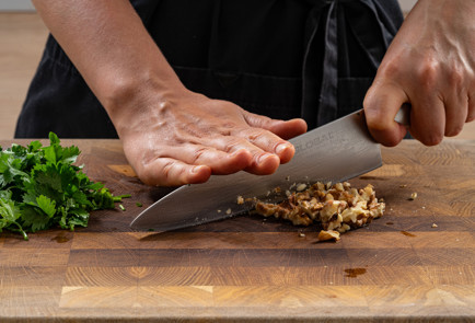 Фото шага рецепта Салат с баклажанами и помидорами 189951 шаг 5  