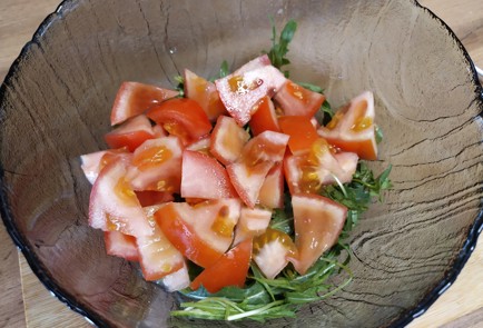 Фото шага рецепта Салат с баклажанами и сыром фета 188865 шаг 3  