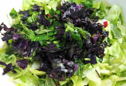 Фото шага рецепта Летний салат с базиликом 189715 шаг 8  