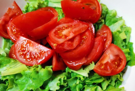 Фото шага рецепта Салат с бурратой 188778 шаг 6  