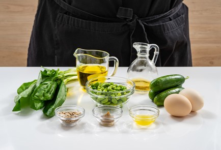 Фото шага рецепта Салат с черемшой 176195 шаг 1  