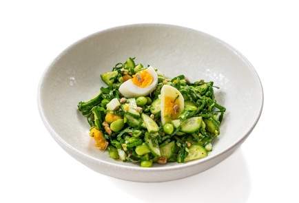 Фото шага рецепта Салат с черемшой 176195 шаг 10  