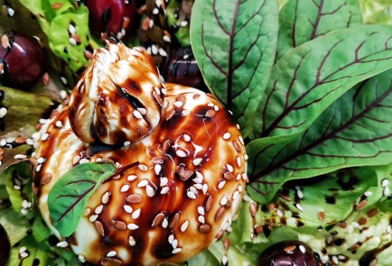 Фото шага рецепта Салат с черешней и сыром буррата 173886 шаг 9  