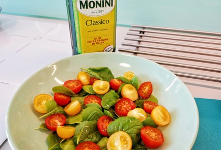 Фото шага рецепта Салат с черкесским сыром и свежей горчицей 151219 шаг 11