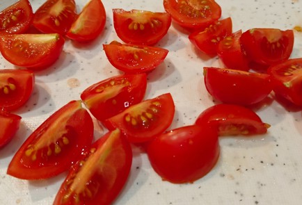 Фото шага рецепта Салат с гребешками и запеченными овощами 191213 шаг 11  