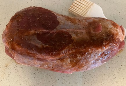 Фото шага рецепта Салат с грудинкой и базиликом 189741 шаг 3  