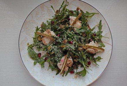 Фото шага рецепта Салат с грушей и руколой 188121 шаг 11