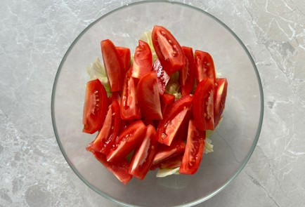 Фото шага рецепта Салат с хрустящими баклажанами 187058 шаг 3  