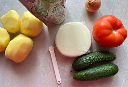 Фото шага рецепта Салат с картофелем 190016 шаг 1  