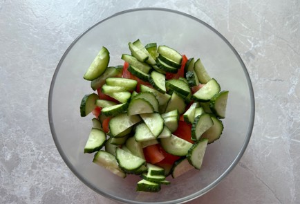 Фото шага рецепта Салат с картофелем 190016 шаг 6  