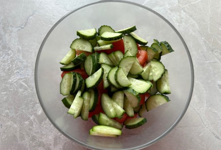 Фото шага рецепта Салат с картофелем 190016 шаг 7  