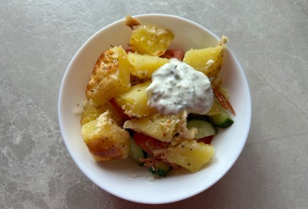 Фото шага рецепта Салат с картофелем 190016 шаг 9  