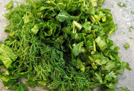 Фото шага рецепта Салат с кедровыми орехами 173583 шаг 8  